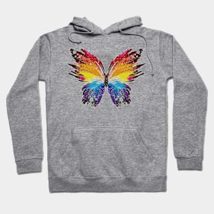 Butterfly colorful painting - Cute Hoodie